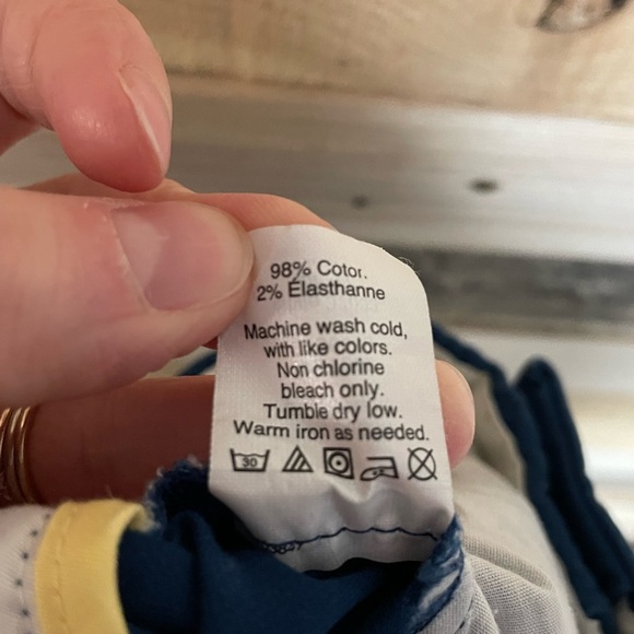 J. Crew Stretch size 00 Blue Low-rise Cropped Cotton Chino Pants with Pockets - Picture 11 of 12